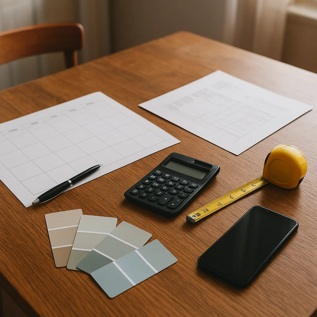 Planning et budget pour préparer un chantier de rénovation chez soi