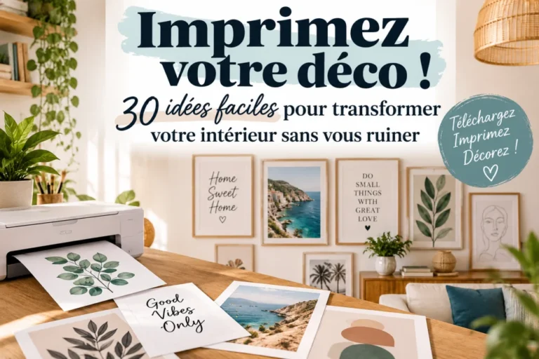 Imprimez votre déco : les plus belles idées pour personnaliser votre intérieur