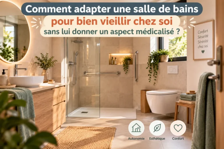 Comment adapter une salle de bains pour bien vieillir chez soi sans lui donner un aspect médicalisé ?